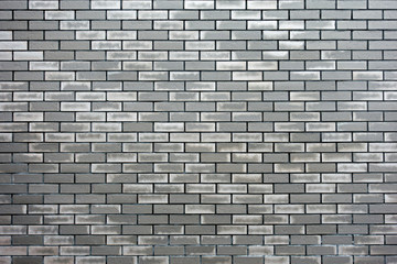 Dark grey brick wall. Abstract texture background 