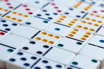 Domino tiles as a solid background