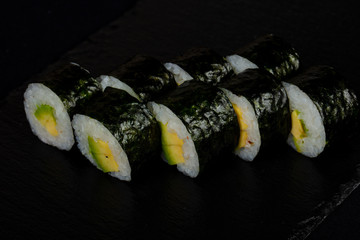Japanese roll with avocado