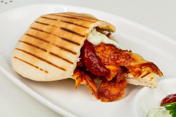 Shawarma in pita