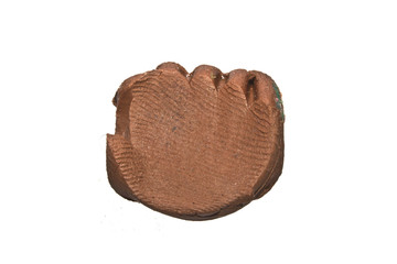 clay clay isolated on white background