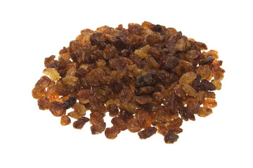 raisins isolated on white background