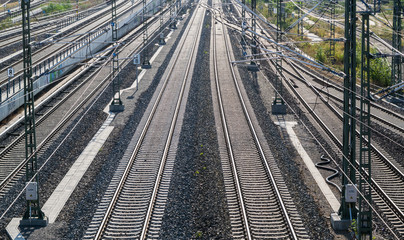 Fototapeta premium Schienen0909a