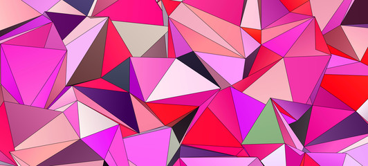 Obraz premium Triangular 3d, modern background