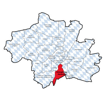 M&uuml;nchen Bezirke - Untergiesing-Harlaching