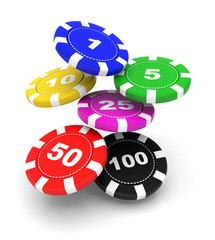 jetons casino jeu argent