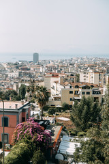 Obraz premium Beautiful streets and courtyards of Naples, historical sites and sculptures of the city. The monuments and architecture of ancient Italy. panorama of the city, species and tourist places. 