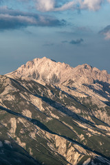 tramonto sul Gran Sasso d'Italia