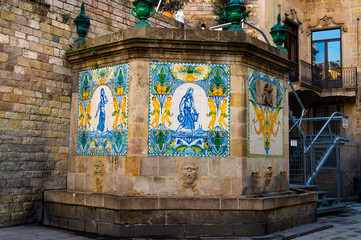 バルセロナの街角