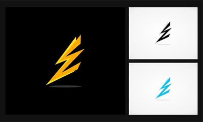 E thunder icon logo