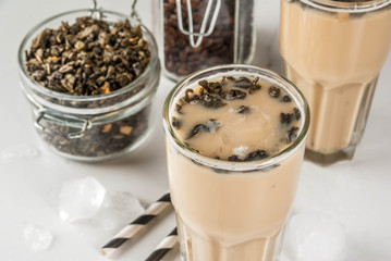 Asian traditional drink Yuenyeung