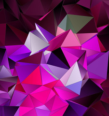 Fototapeta premium Triangular 3d, modern background