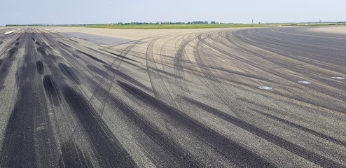 Piste d'atterrissage et taxiway