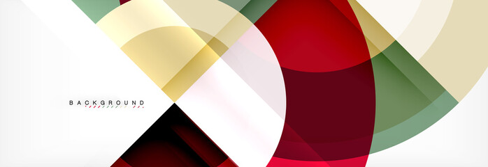 Obraz premium Vector circular abstract background