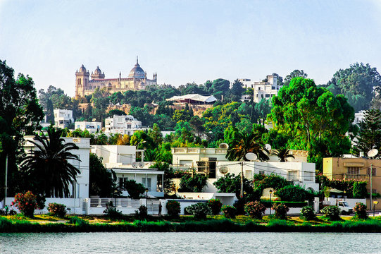 The Acropolium, also known as Saint Louis Cathedral at Byrsa - Carthage,. Tunis, Tunisia