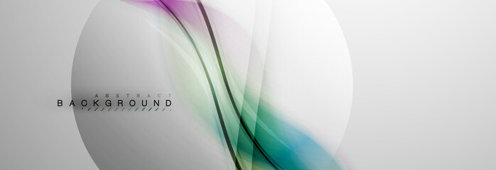 Smooth blur wave background