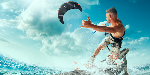 Kitesurfing - Powered by Adobe