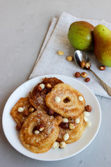 Fried pear donuts