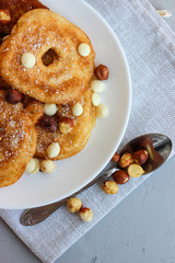 Fried pear donuts