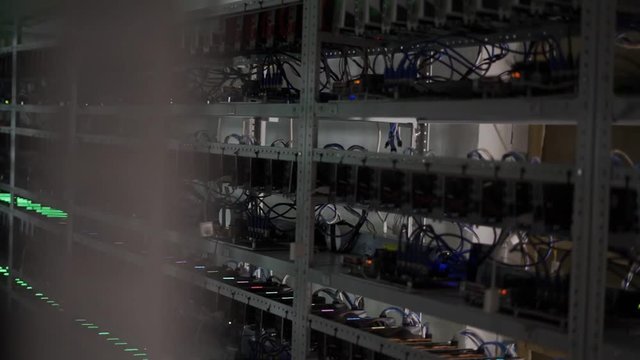 Computer for Bitcoin mining.