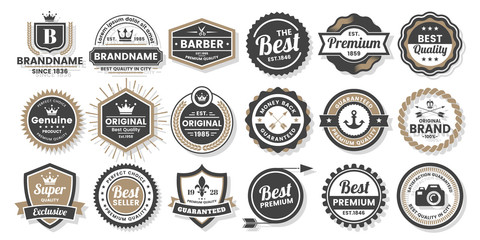 Vintage Retro Vector Logo for banner
