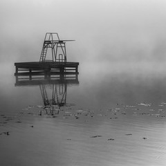 Sprungturm B/W