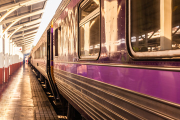 Train at the station