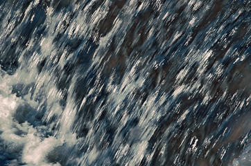 Background of water falling