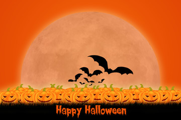 Halloween design template with space for text or message