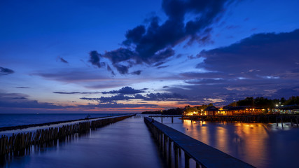 Fototapeta premium Sunset at mangrove forest 1