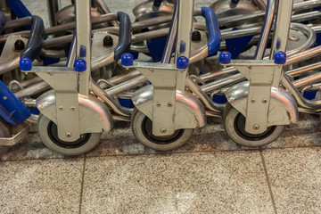 Fototapeta premium Airport carts