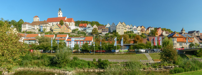 Panorama-Ansicht von Horb am Neckar - obrazy, fototapety, plakaty