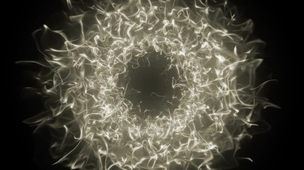 This video contains two loop motions. One is a very close view of the object, and the other one contains the entire object.