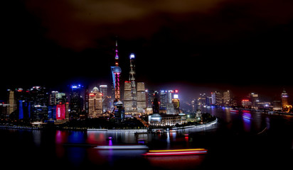 Fototapeta na wymiar Shanghai at Night