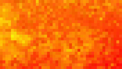 beautiful orange mosaic pattern background