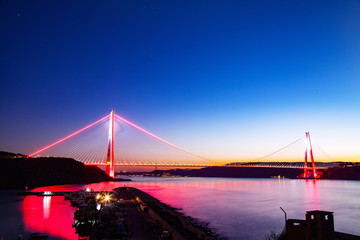 Fototapeta na wymiar Yavuz Sultan Selim bridge