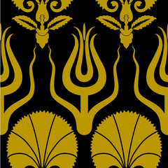 Ottoman carnation and tulip textile design