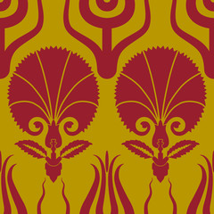 Ottoman carnation and tulip textile design