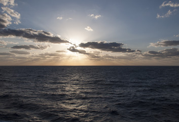 Sun Cloud Ocean