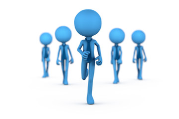 Leadership faster than the others