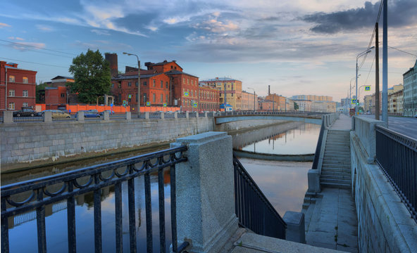 Obvodny canal Embankment in St. Petersburg