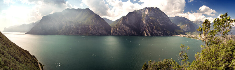Panoramica del Lago di Garda Trentino