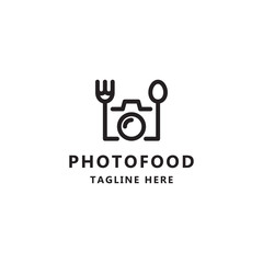 Food photography Icon logo
