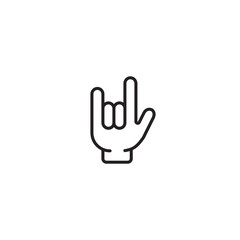 Obraz premium Rocker hand icon
