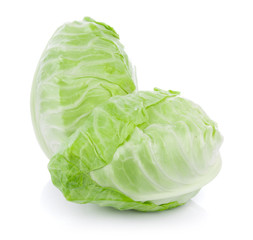 Fototapeta premium pointed cabbage isolated on white background