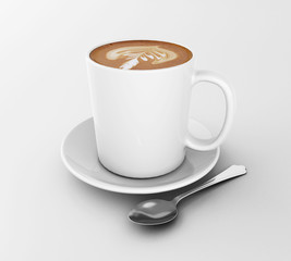 3d Cup of coffee