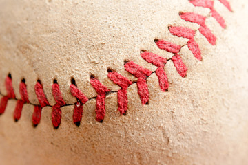 Fototapeta na wymiar Sports Equipment old Baseball background texture