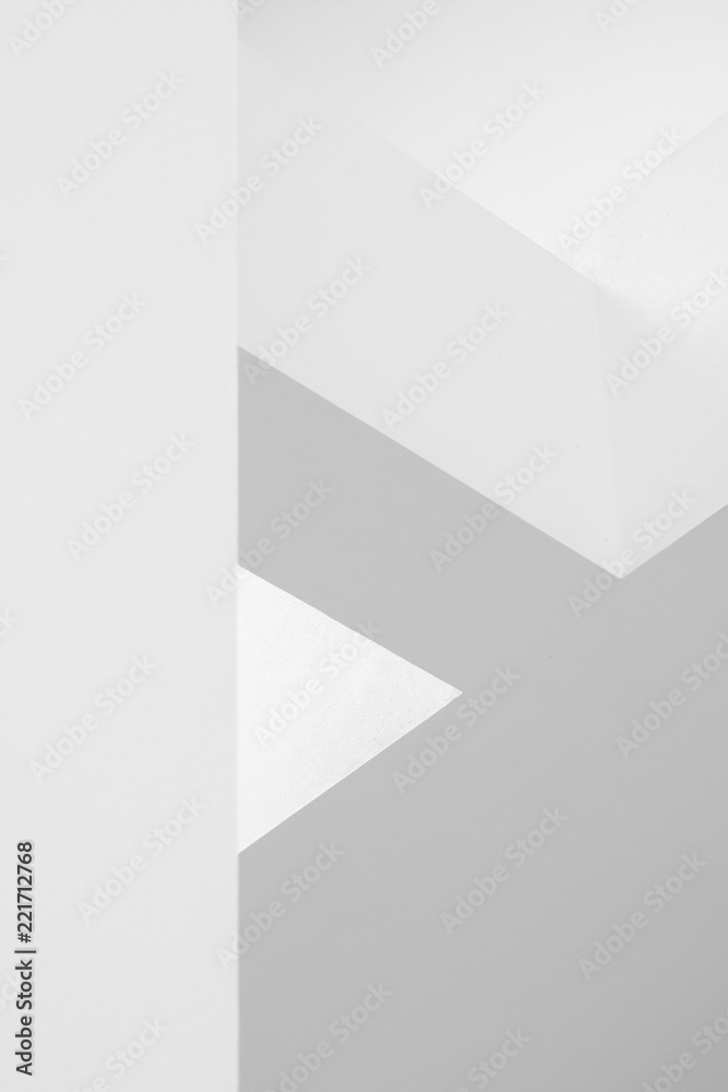 Fototapete abstract background architecture lines. modern architecture detail