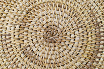 Texture abstract detail from rattan work from bali bag vintage style art.