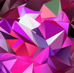 Obraz premium Triangular 3d, modern background
